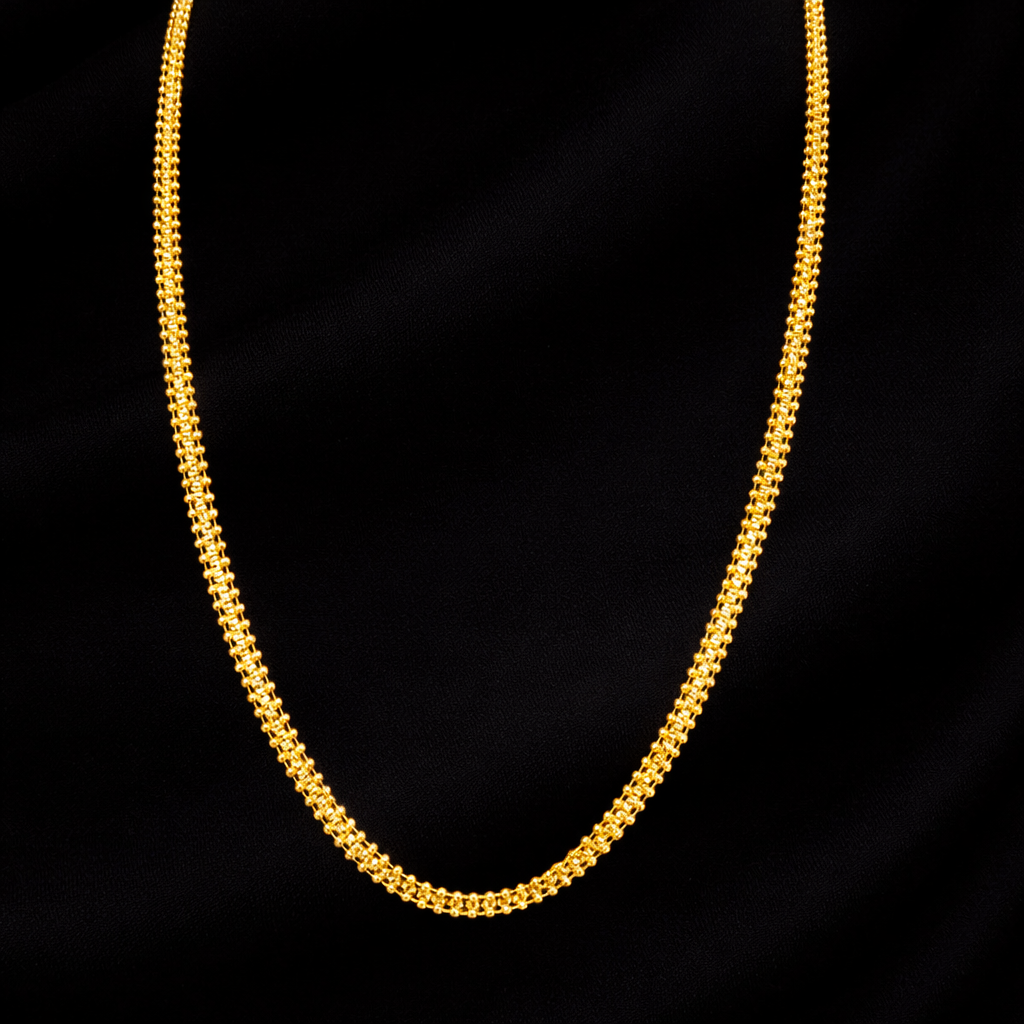 Classic Gold-Tone Double Layer Chain