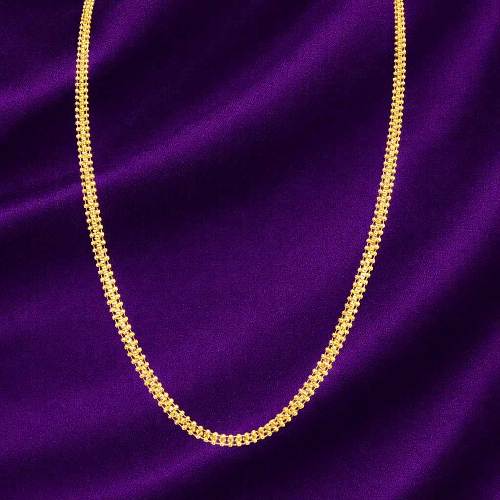 Classic Gold-Tone Double Layer Chain