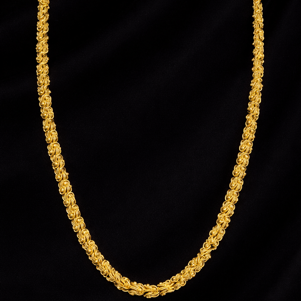 Classic Gold-Tone Rope Chain