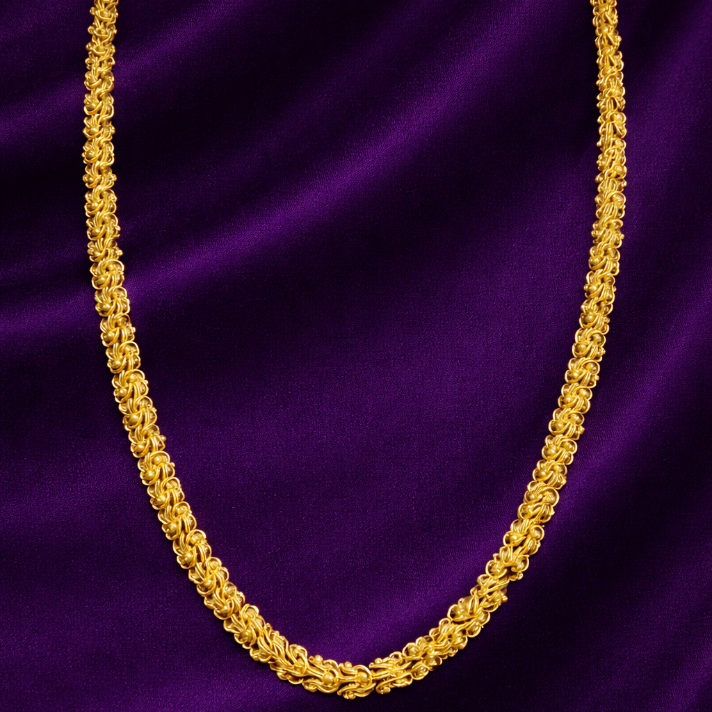 Classic Gold-Tone Rope Chain