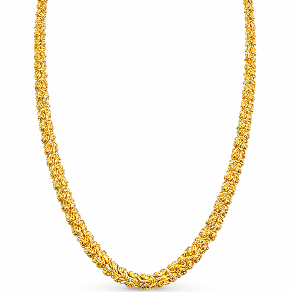 Classic Gold-Tone Rope Chain