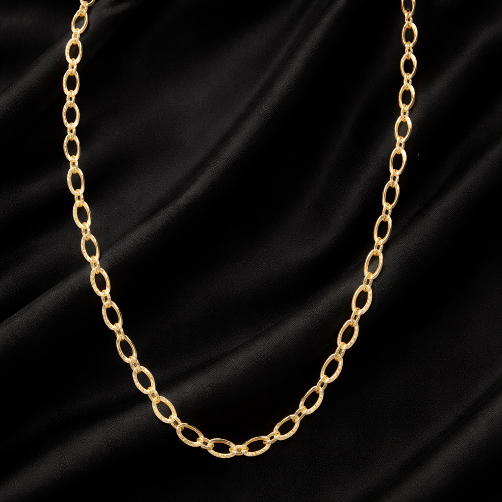 Classic Gold-Tone Oval Link Chain