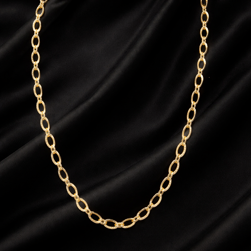 Classic Gold-Tone Oval Link Chain