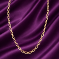 Classic Gold-Tone Oval Link Chain