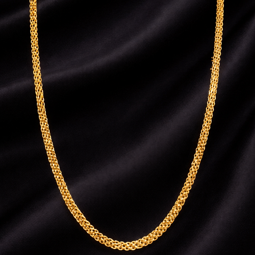 Classic Gold-Tone Twisted Chain